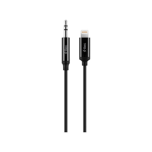 Ttec Lightning - 3.5mm Aux 1m Ses Kablosu, Siyah