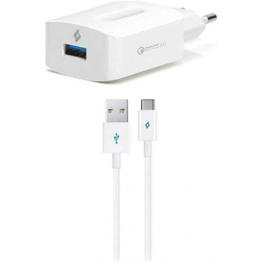 Ttec SpeedCharger 2SCQC01C Hızlı Şarj Adaptörü ve Usb-C Şarj Kablosu
