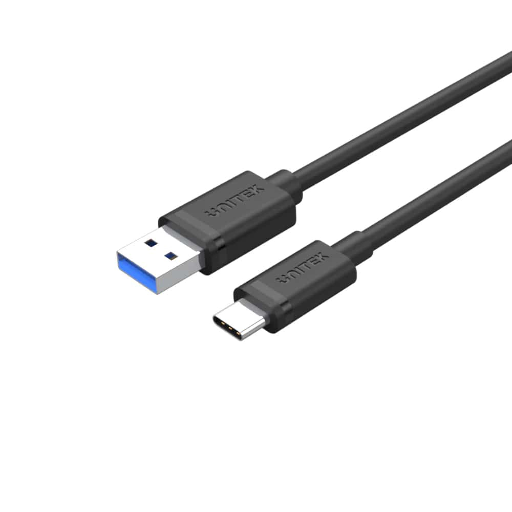 Unitek C14103BK-1.5M USB 3.0 to Type-C 1.5Mt Şarj Kablosu, Siyah