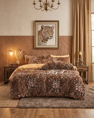 Peluş Çift Renk Çift Kişilik Nevresim Takımı