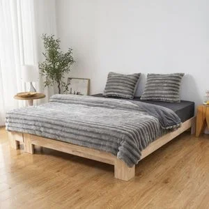 Rabbit Fur Cıft Kısılık Nevresim Takımı