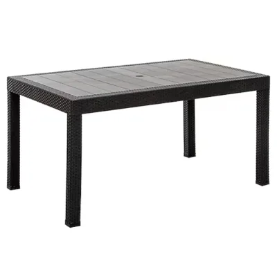 Henıver 90x150 Camsız Masa Kahve-gri