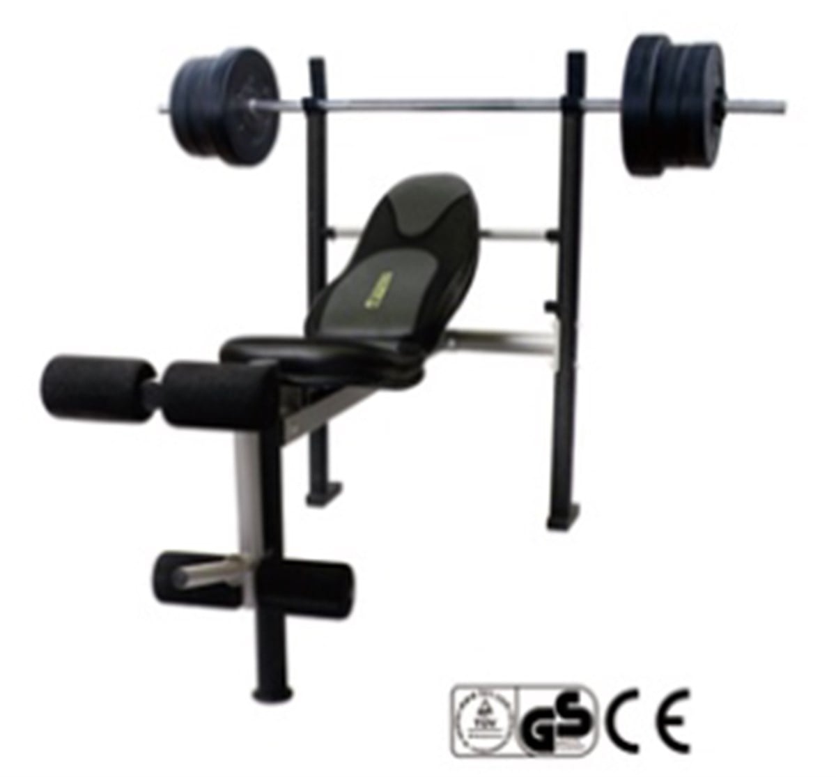 Power Ağırlık Sehpası Bench 50KG Barbel Set Dahil