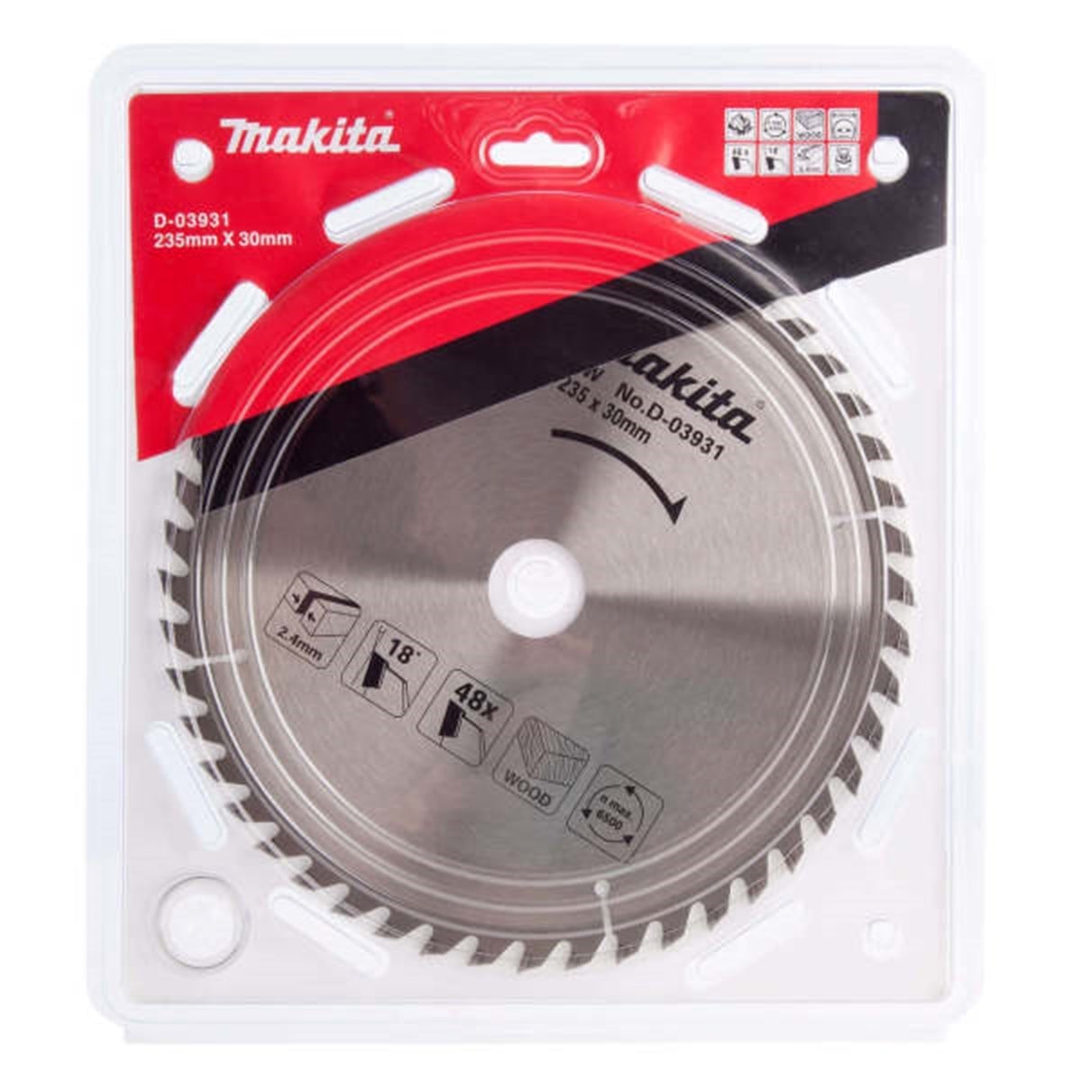 Makita Testere Daire Ahşap 48 Diş 235MM