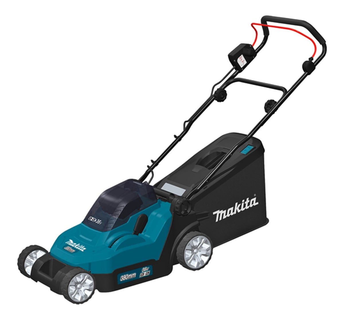 Makita Çim Biçme Akülü 38CM 18Vx2 Lityum (Aküsüz/Şarjersiz)