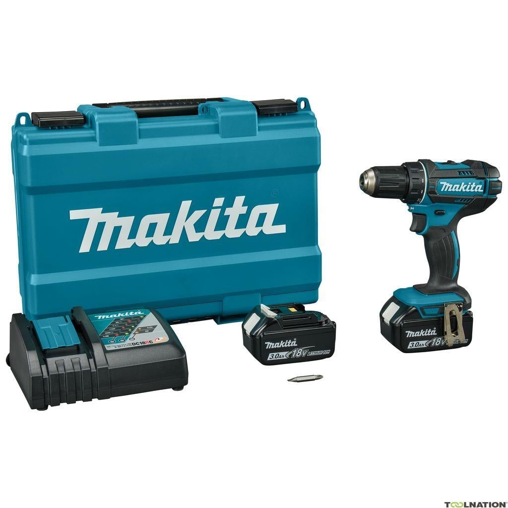 Makita Matkap Akülü Darbesiz 2Akü+Sarjer 3AH 18V