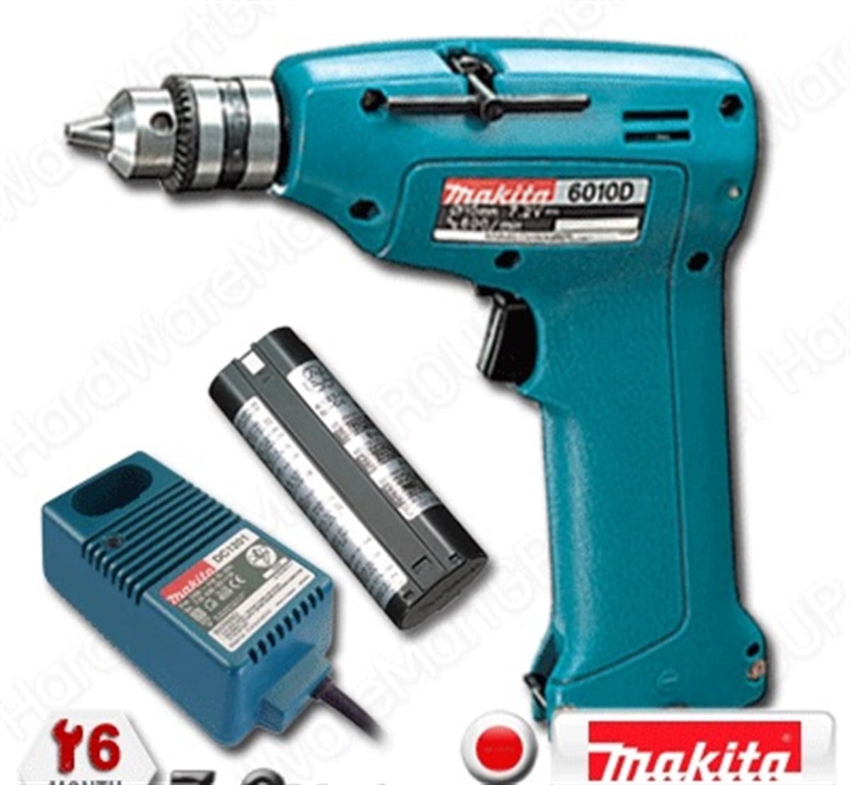 Makita Matkap Pilli 7.2V (Akü+Şarjer+Çanta)