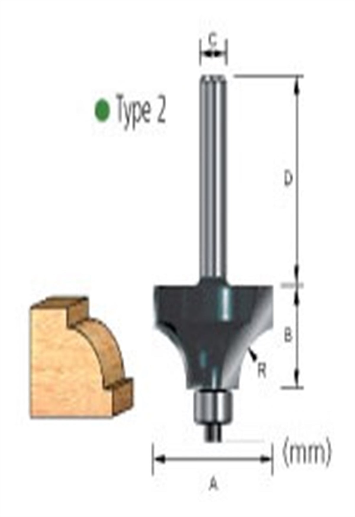 Makita Uç Freze Beading Bit 3026211