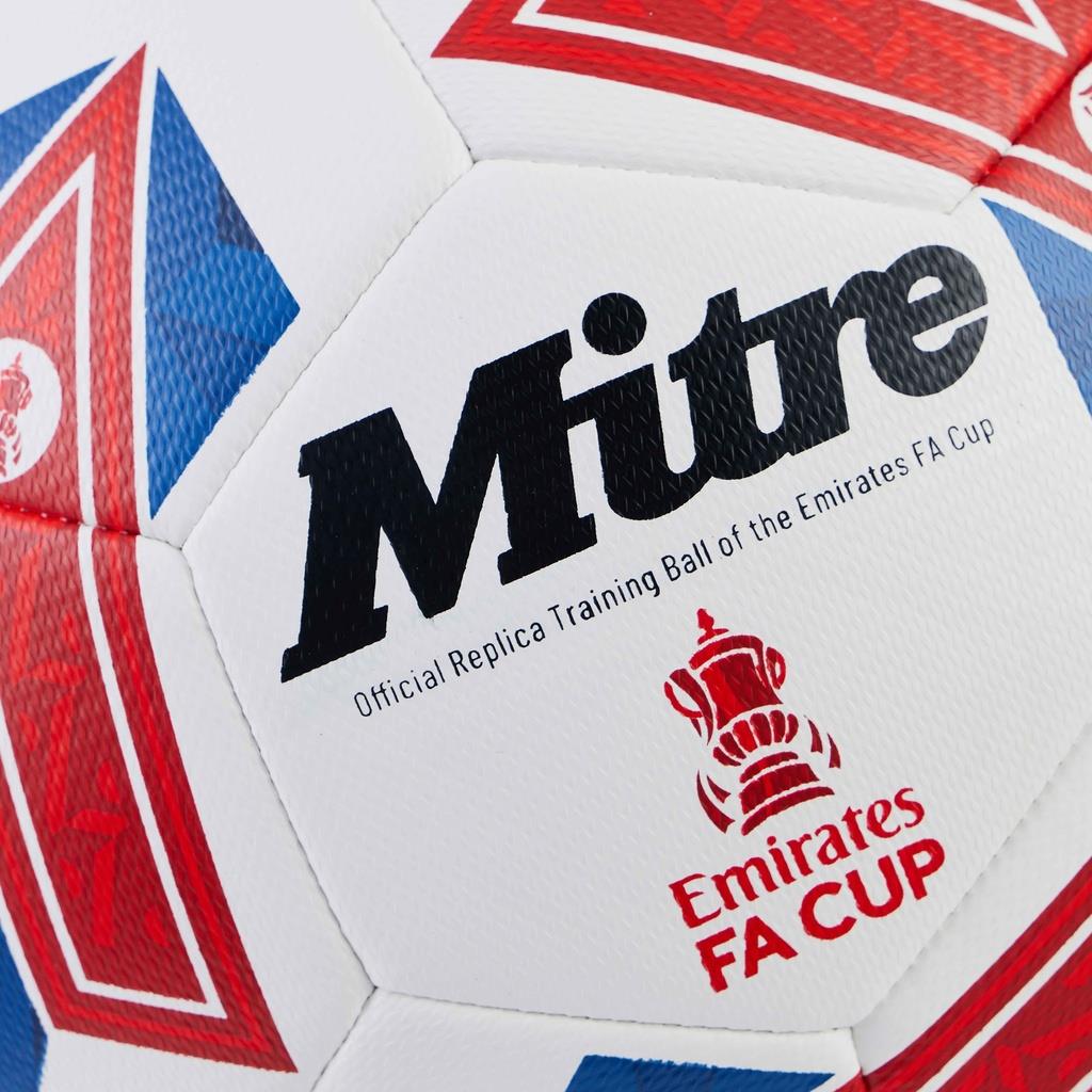 Mitre Futbol Topu FA Cup Beden:5 Beyaz/Yeşil/Kırmızı