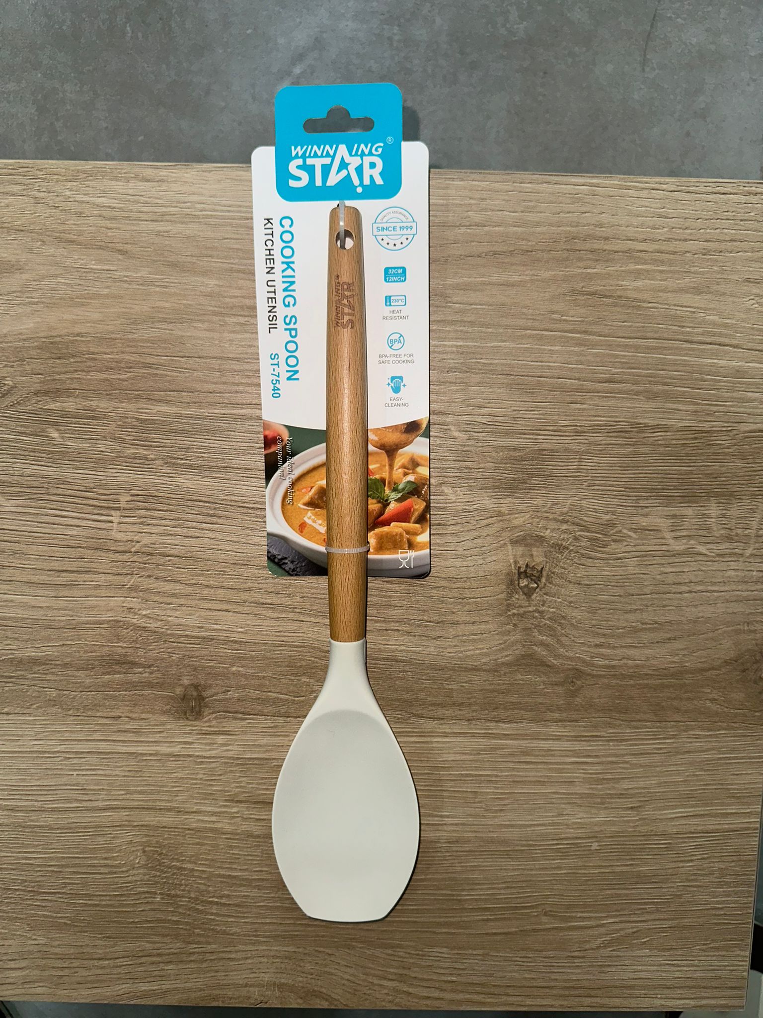 Winning Star St-7540 Pişirme Kaşığı Beyaz Çukurlu
