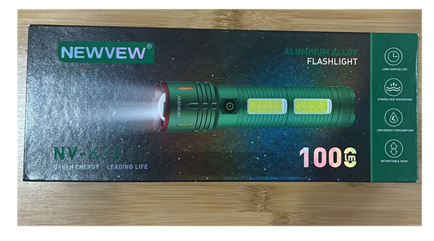 Newvew El Feneri 1000 Lumen Nv-k33 Alumınum Alloy