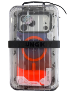 Youngkit Tasarım İphone 17 Pro Max Kılıf Turuncu/mavi