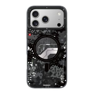 Youngkit Kamuflaj İphone 17 Pro Max Siyah/gri
