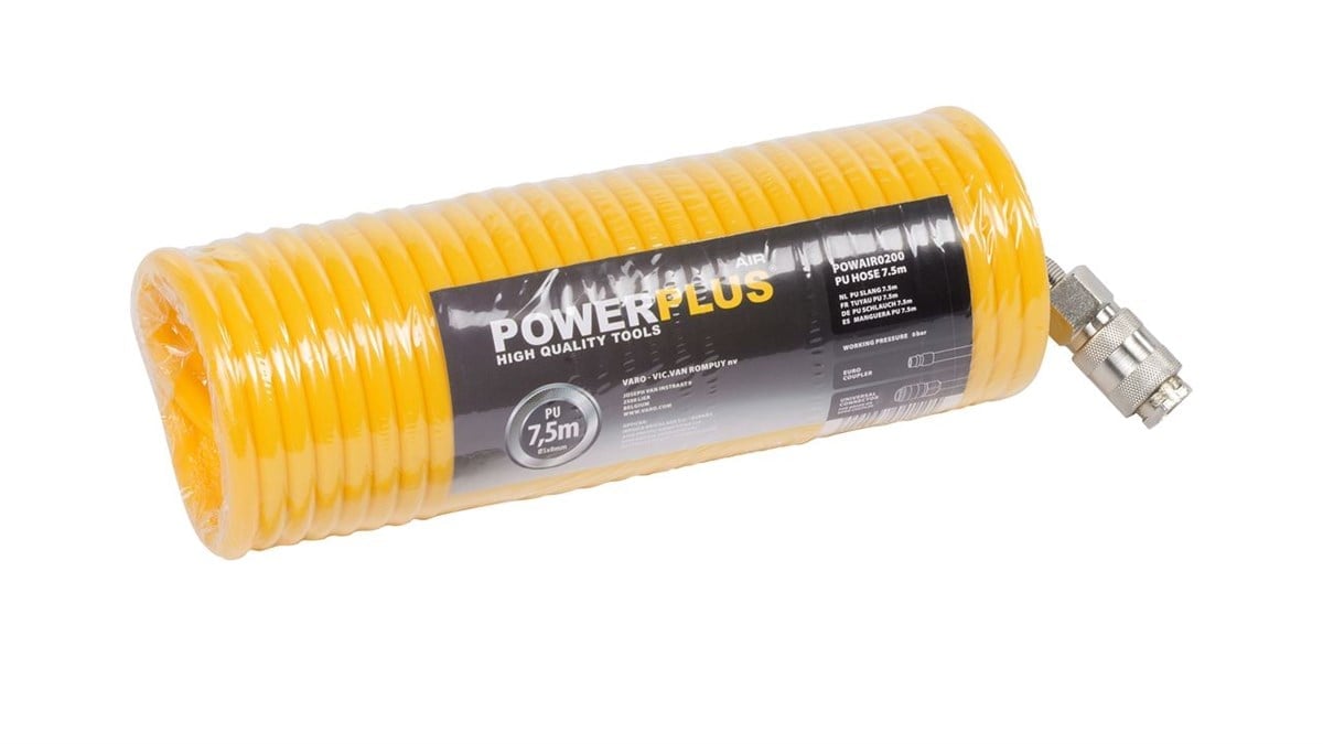 Powerplus Hava Hortumu PU 7.5 Metre 8MM