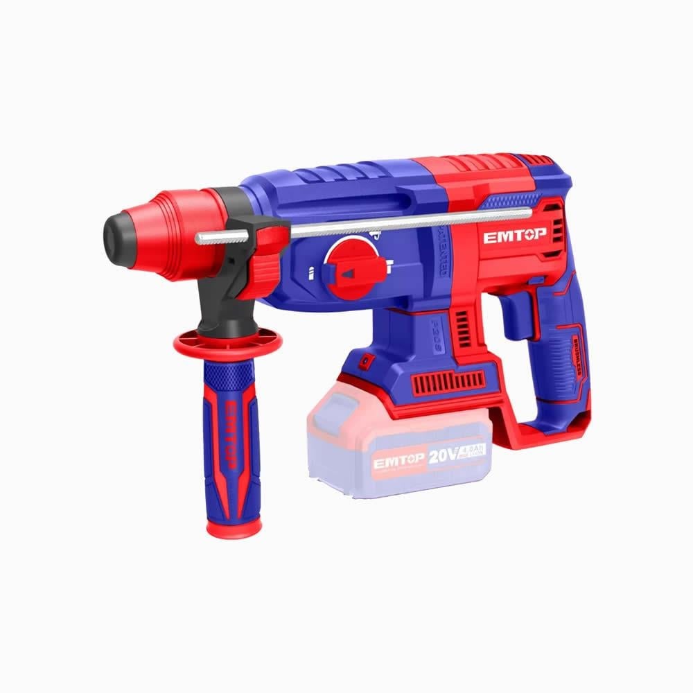 Emtop Akülü Matkap Kırıcı/Delici 20V SDS-MAX 26MM (Sadece Alet)