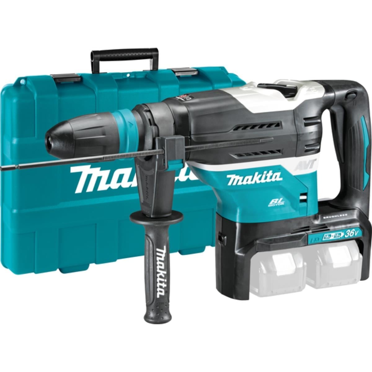 Makita Akülü Kırıcı Delici SDS-MAX 40MM (BL) (18VX2) 36V Lityum (Sadece Alet)