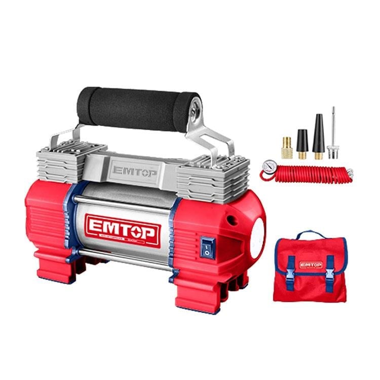 Emtop Hava Kompresörü Otomatik DC12V- 18A- 120 PSI
