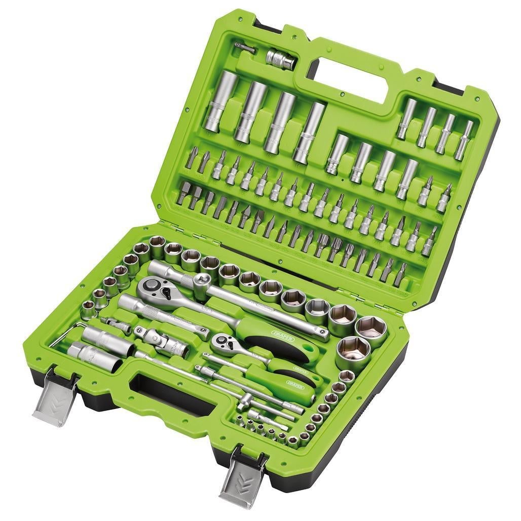 Draper Lokma Anahtar Seti 6 Köşe 100 Parca 1/4'' & 1/2''