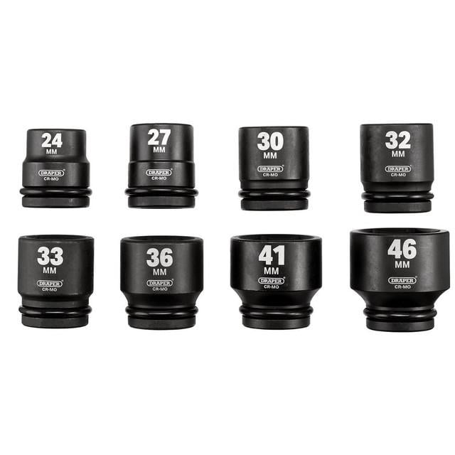 Draper Uç Lokma Darbeli Uzun Tip 8 Parca 3/4''