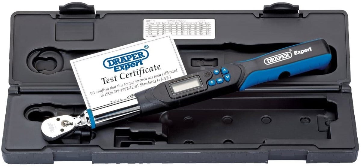 Draper Lokma Kolu Torx Dijital 3/8 27-135NM