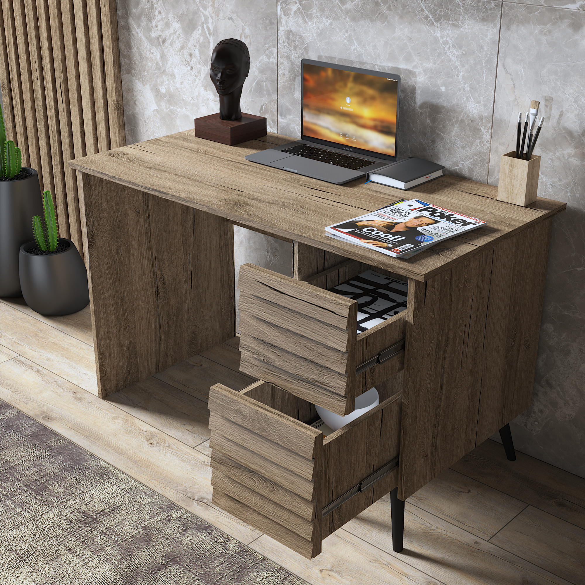 Lena Çalışma Masası Atlantik Çam 120CMx75CMx60CM
