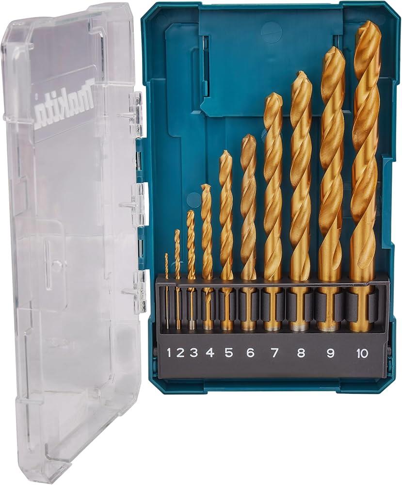 Makita Uç Matkap Hss Metal Delme Set 1-10MM 10 Parça