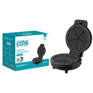 Winning Star St-9366 Waffle Makinesi 1000w | Yapışmaz Kaplama Elektrikli Waffle Maker