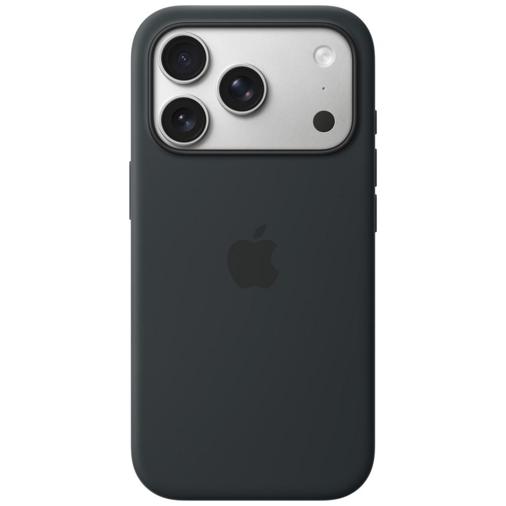 Apple iPhone 17 Pro Magsafe Silikon Kılıf Siyah