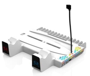 Epıcarma Playstation 5 Uyumlu Soğutucu Fanlı Stand Ve Çift Dualsense Şarj İstasyonu
