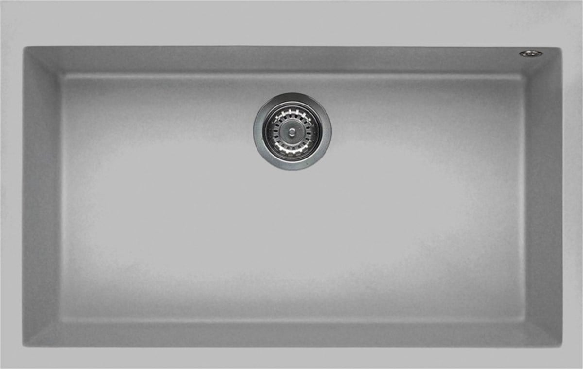Elleci Granit Evye Tek Göz Damlalıksız Quadra Aleminyum 76X45