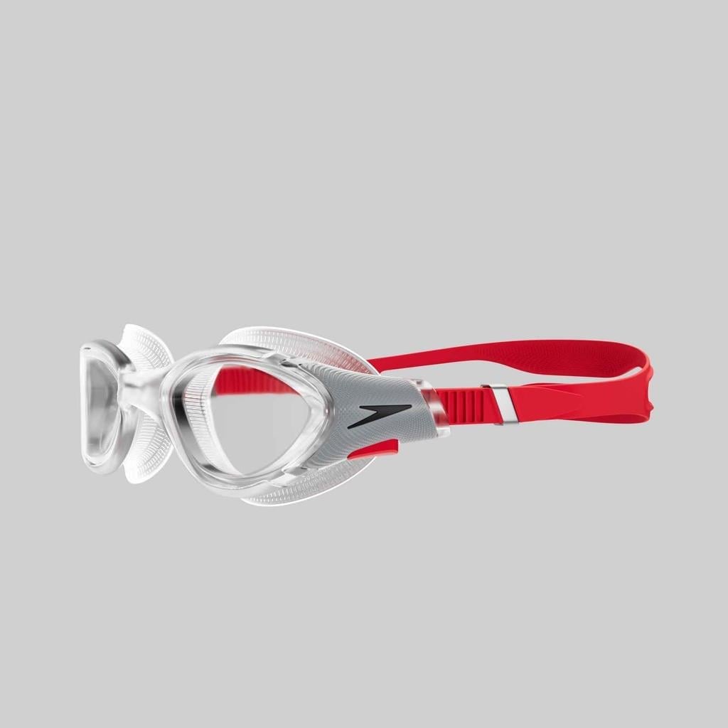 Speedo Biofuse 2.0 Yüzücü Gözlüğü Şeffaf/Kırmızı