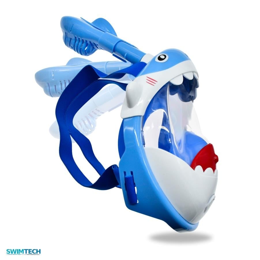 Swimtech Yüzücü Maskesi Çocuk Mavi