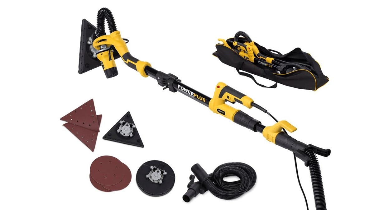 Powerplus Duvar Zımpara Makinesi Köşe Aparatlı 2 IN 1