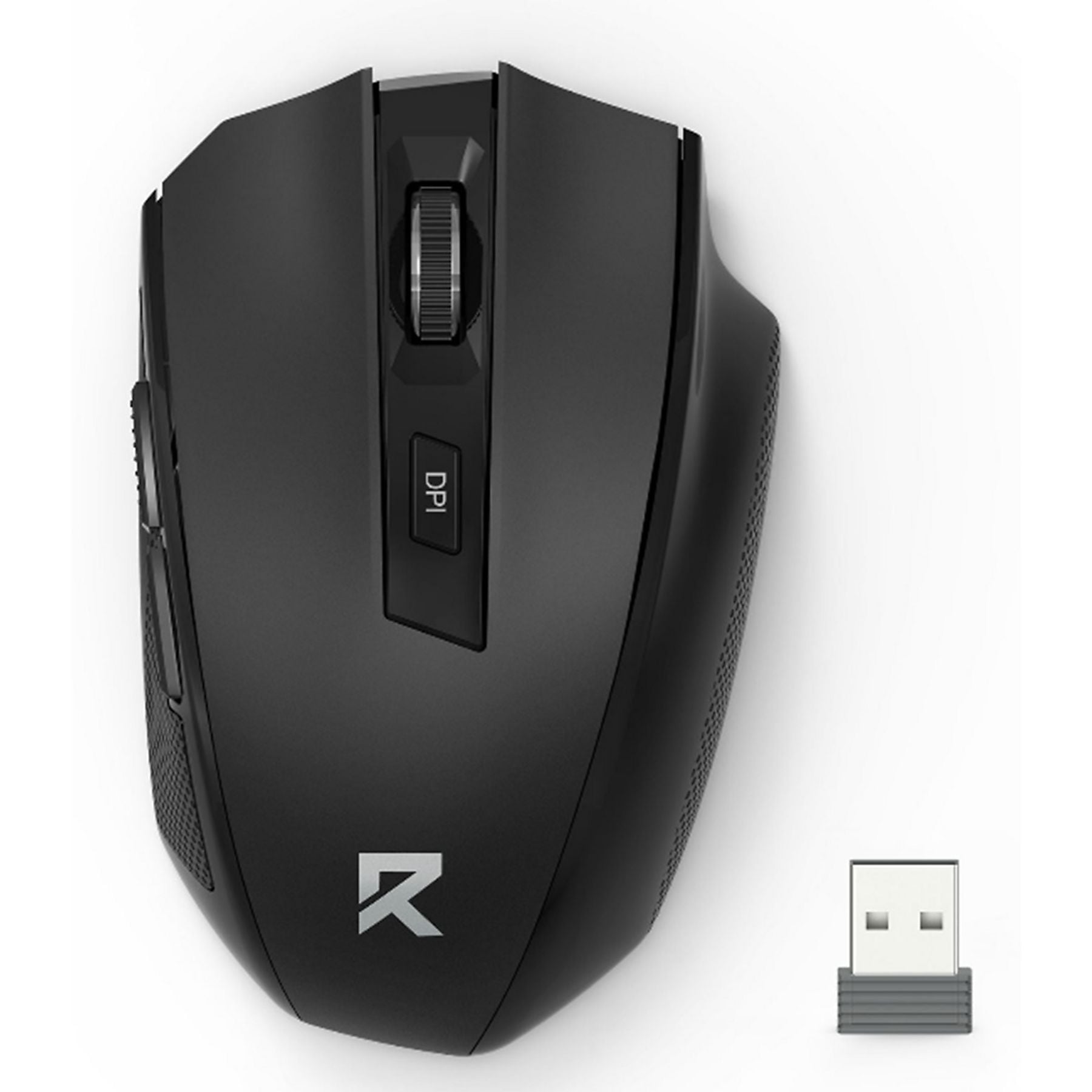 Redragon BM-2596 2,4 Ghz 1600 DPI Ergonomik Optik Kablosuz Oyuncu Mouse, Siyah