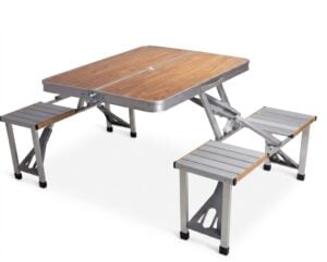 Chanodug 2555033 Alüminyum Katlanır Piknik Oturma Seti Pıcnıc Table
