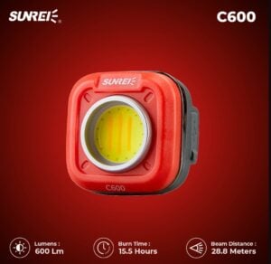 Sunrei C600 Max 600 Lumens Şarjlı Led Işık / Kamp Işığı