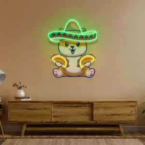 Inter Miami CF Neon Tabela-Küçük