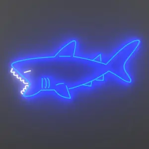 Köpekbalığı - Neon Tabela
