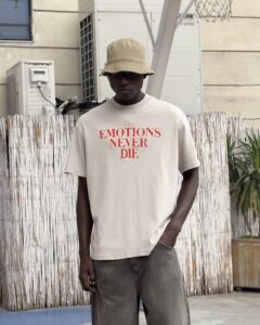 Emotions Never Die Yikamali Bej Tshirt