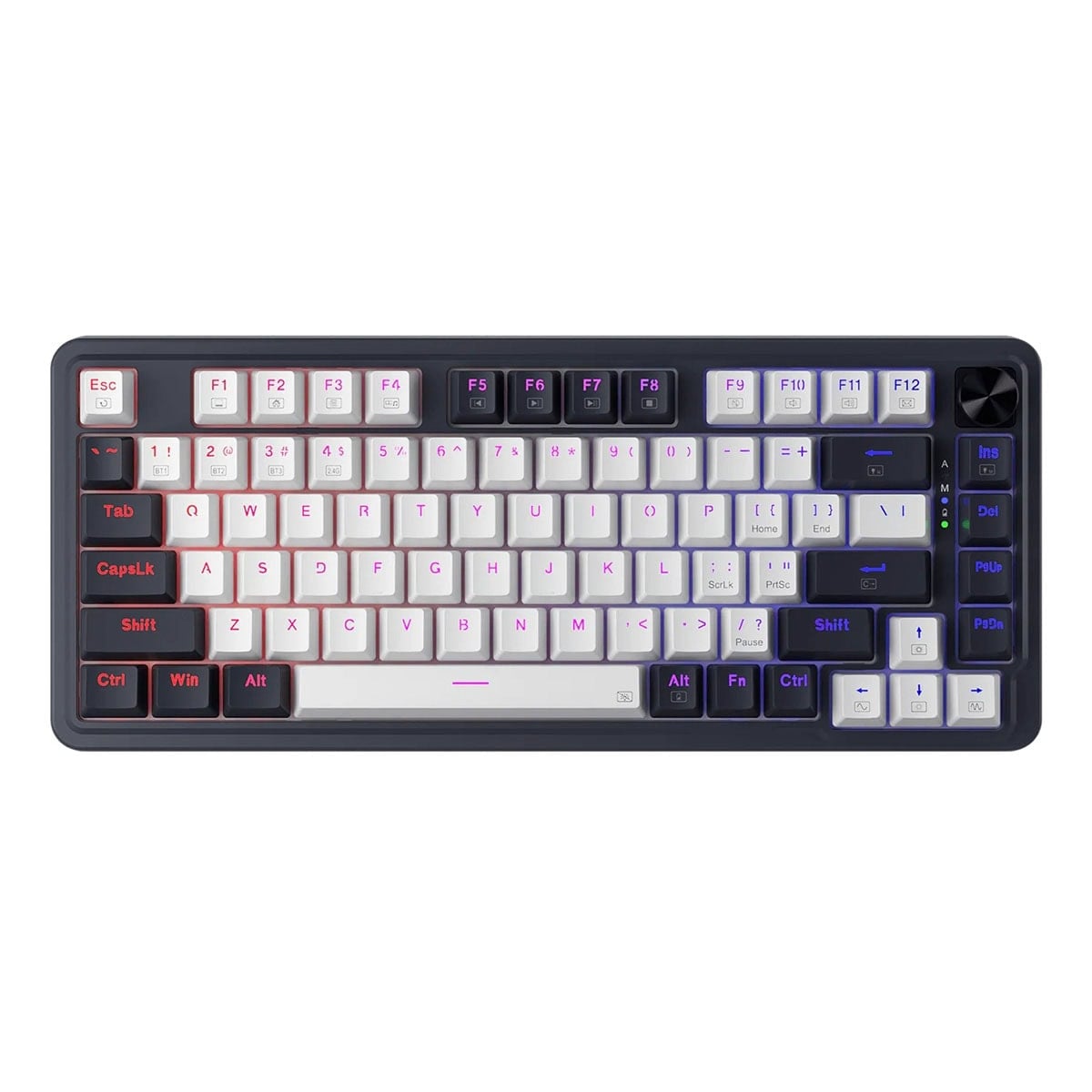 Redragon Ucal Pro K673WB RGB %75 TKL TR Kablosuz Mekanik Oyuncu Klavyesi, Abyssal Blue