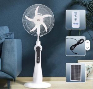 Winning Star St-4004 Uzaktan Kumandalı Solar Güneş Panelli Şarjlı Vantilatör