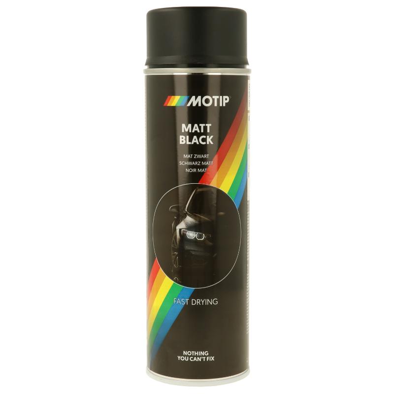 Motip Sprey Mat Siyah 500Ml