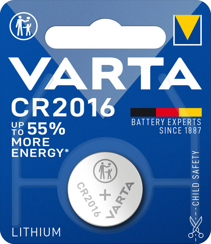 Varta Lithium Coin Cr2016 (Düğme Pil, 3V) 1'li Paket