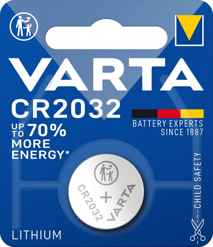 Varta Lithium Coin Cr2032 (Düğme Pil, 3V) 1'li Paket
