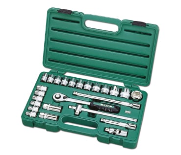 Honiton 25Pcs Set Socket 1/2