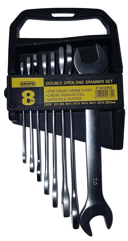 Deep 8 Parça Çift Ağızlı Anahtar Seti 6-22Mm