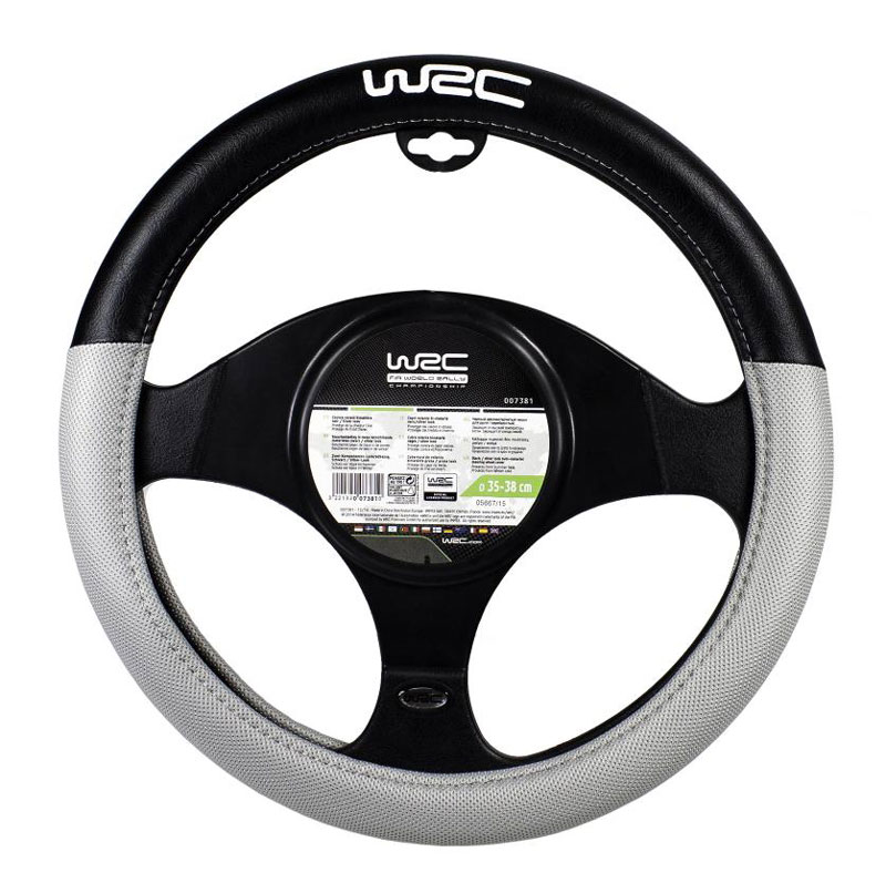 Wrc Direksiyon Kılıfı Gümüş/Siyah