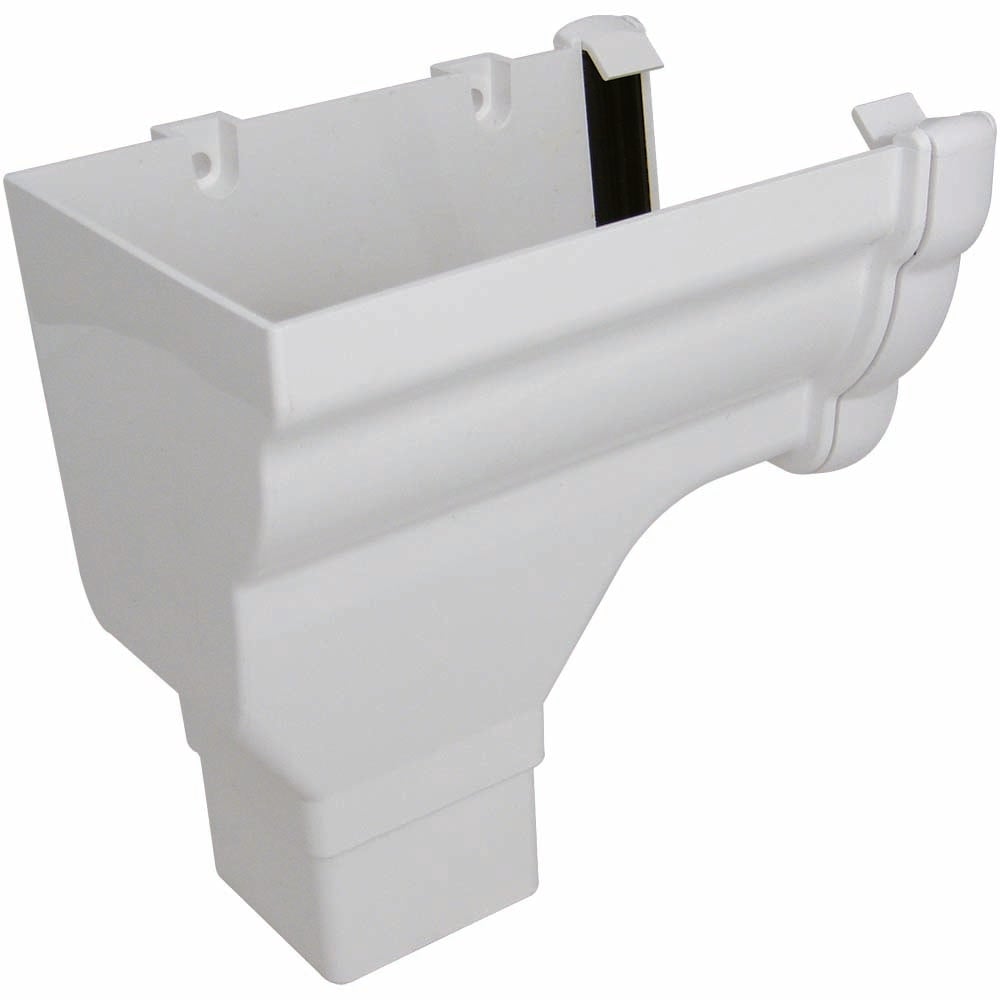 Floplast Oluk Uç Kapağı Çıkışı - Sol El - 110Mm