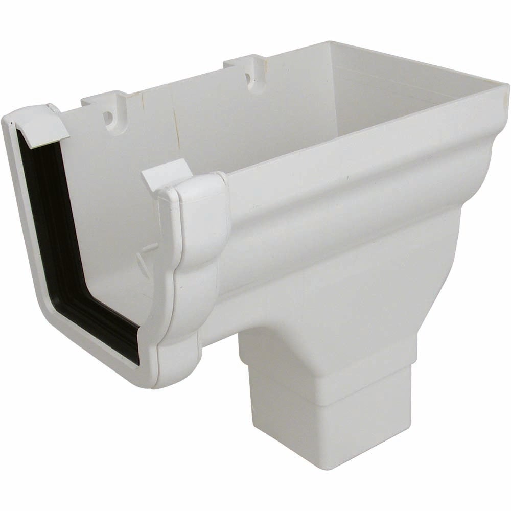 Floplast Oluk Kapalı Uç Çıkışı - Sağ El - 110Mm