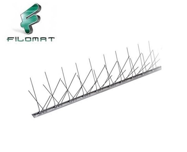 Filomat Kuş Önleyici Esnek Paslanmaz Çelik Sivri 40S 50Cm